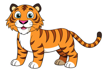 Tiger cartoon vector