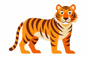 Tiger cartoon vector