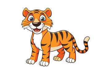 Tiger cartoon vector