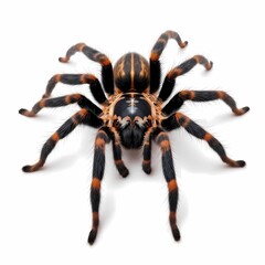 tarantula spider isolated on a white background