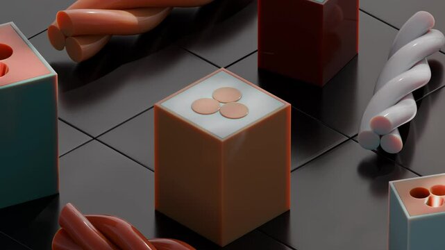 Invisible Cut Fit 3D animation