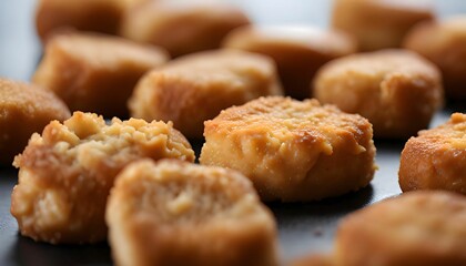 Closeup of Delicious, Golden Brown Cookies