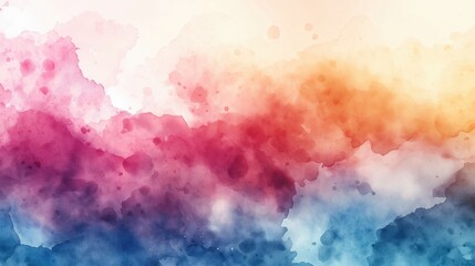Fototapeta premium Vibrant Abstract Watercolor Background Texture