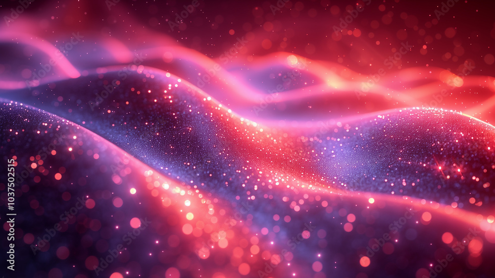 Wall mural abstract background of space. 3d rendering. wave. abstract 3d background, flowing texture. nice wave
