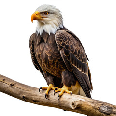 Obraz premium Bald Eagle isolated. 