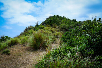  View of the mountain in Palaui Island Philippines.