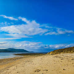 Shore of an island near Palaui Island Philippines.