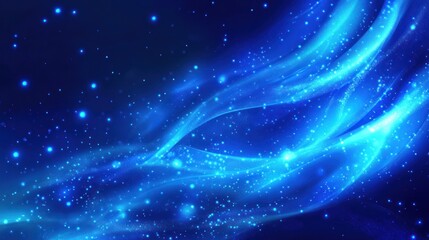 Obraz premium Abstract Blue Glow