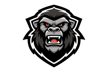 Vector art shows a wild lion head, suitable as a tribal tattoo design or a fierce mascot illustration