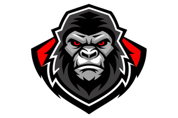 Vector art of a scary lion head mascot with tribal design evokes a wild, gothic horror, a kingly beast fit for a tattoo