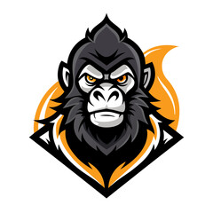 Vector art illustration of a wild lion and tiger head mascot design