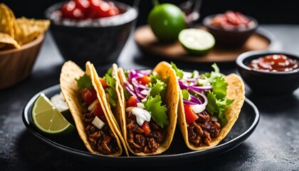 Delicious Tacos with Toppings