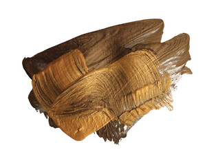 PNG Art oil, Acrylic brushstroke smear painting blot. Abstract relief texture gold, bronze, color...