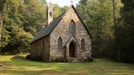 A historical church built with local stone