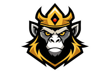 Striking tiger head vector illustration, a fierce animal design evoking tribal art and scary mask vibes