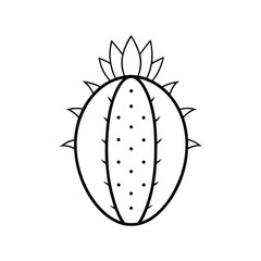 Black cactus silhouettes. large pack of vector silhouette design, isolated white background.