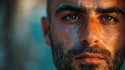 Close-up Portrait of a Man