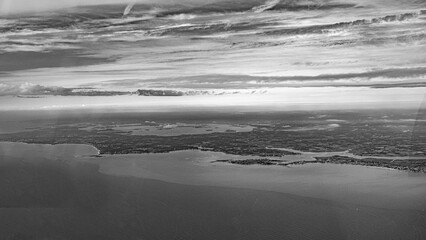 aerial view, loire atlantique, coastline, france, sea, ocean, atlantic, atlantic ocean