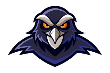 Cute cartoon eagle owl, a vector bird illustration with big eyes, isolated as a happy wild animal