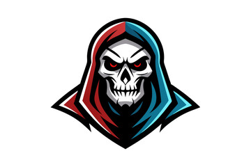 A pirate skull and crossbones illustration with a red rose tattoo is a symbol of death and danger, often seen on a black banner or flag