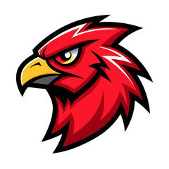Bird eagle head mascot vector illustration symbol