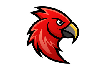 This vector illustration features a cartoon bird of paradise and a flying eagle, showcasing wild wings and a strong beak in a nature-inspired design