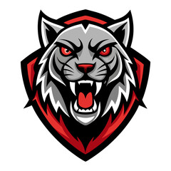 Lion, tiger, and wolf head mascot vector illustration