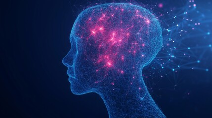 Tech innovations background poster