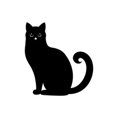 black cat silhouette