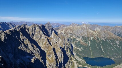 Rocky Mountains, clear sky.