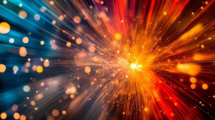 abstract fractal light background