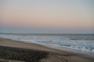 Dark Hazy Beach Scene Cali