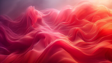 Obraz premium Abstract background with lines. Red smoke. Luxury background. 3d rendering. Wave. Abstract 3D Background, flowing texture. Nice waves. Dynamic Flowing backdrop.