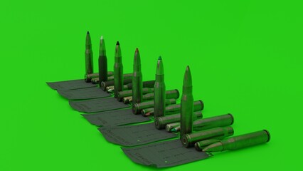 ammo cartridges pack with different sizes.