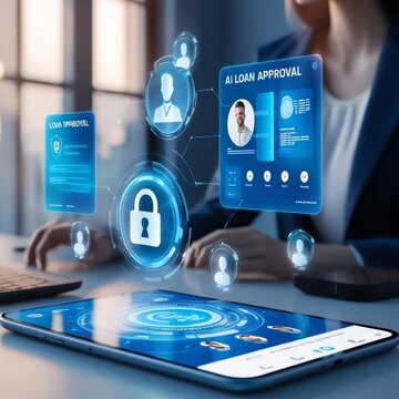 Innovative Loan Approval System Using Artificial Intelligence and Enhanced Data Security