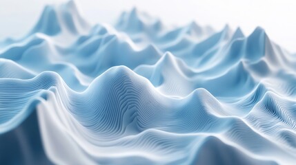 Obraz premium Abstract elevation contour lines depicting minimalistic concepts of mountains hills and waveforms in topography design