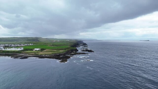 Dunluce Castle, r&eacute;gion de l'Antrim en Irlande du Nord