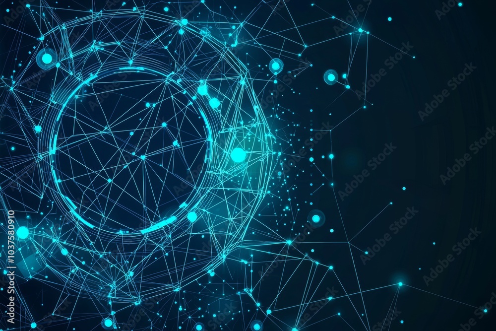 Poster the quantum computer concept is presented in an explosion background. abstract deep learning stock i