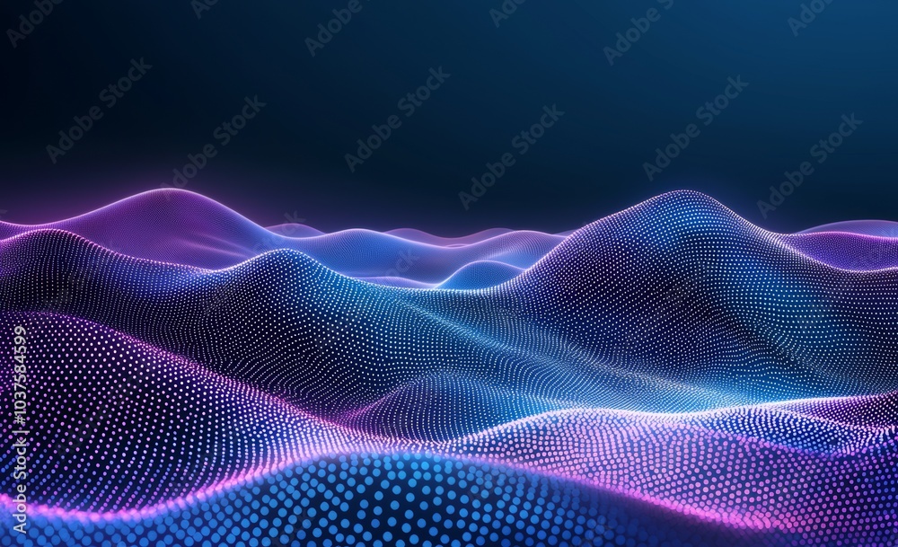 Poster a dense mesh of polygons on a dark background with shallow depth of field and neural networks.