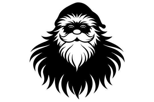 recommend clip art: Christmas  vector icon silhouette illustration.