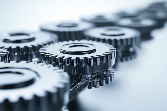 Optimized Workflow Success and optimize alignment efficiency representing business Organizational order and Systematic corporate management as a management concept. 