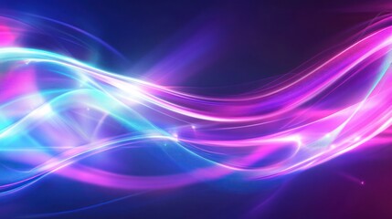 Fototapeta premium Abstract Neon Waves