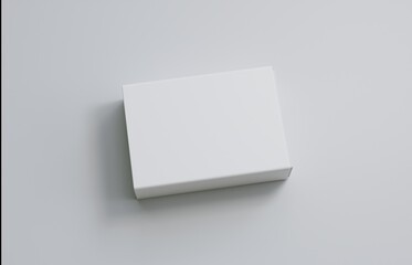 Mockup white box 3D render