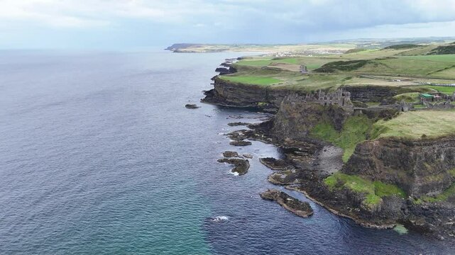 Dunluce Castle, r&eacute;gion de l'Antrim en Irlande du Nord
