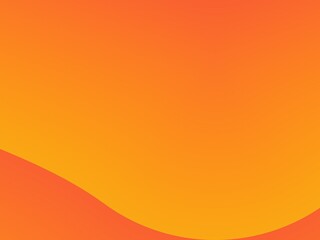 Simple and modern background with a single, curved line separating two shades of orange.