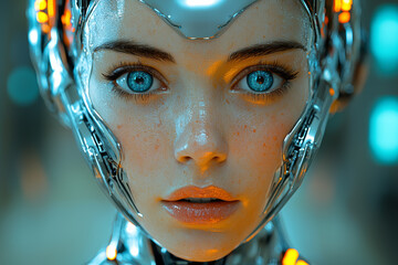 A startup using AI to revolutionize the way people interact with technology, from voice commands to facial recognition. Concept of innovation.