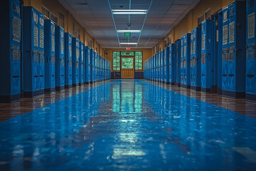 A school creating a safe space for students to talk about their feelings, emphasizing the importance of emotional support. Concept of safe spaces for mental health.