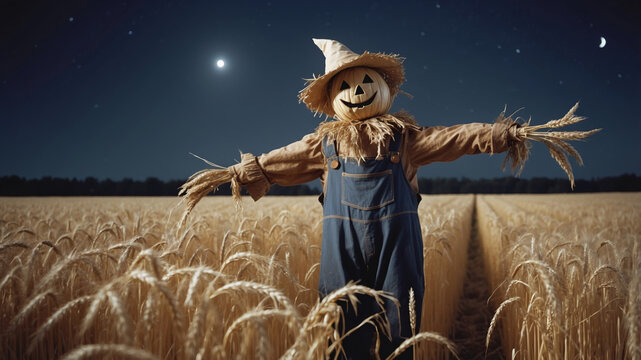 scarecrow in the field
