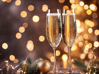 Fototapeta na wymiar Nowy Rok mockup