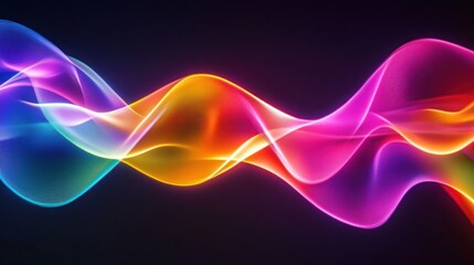 Abstract Colorful Wave